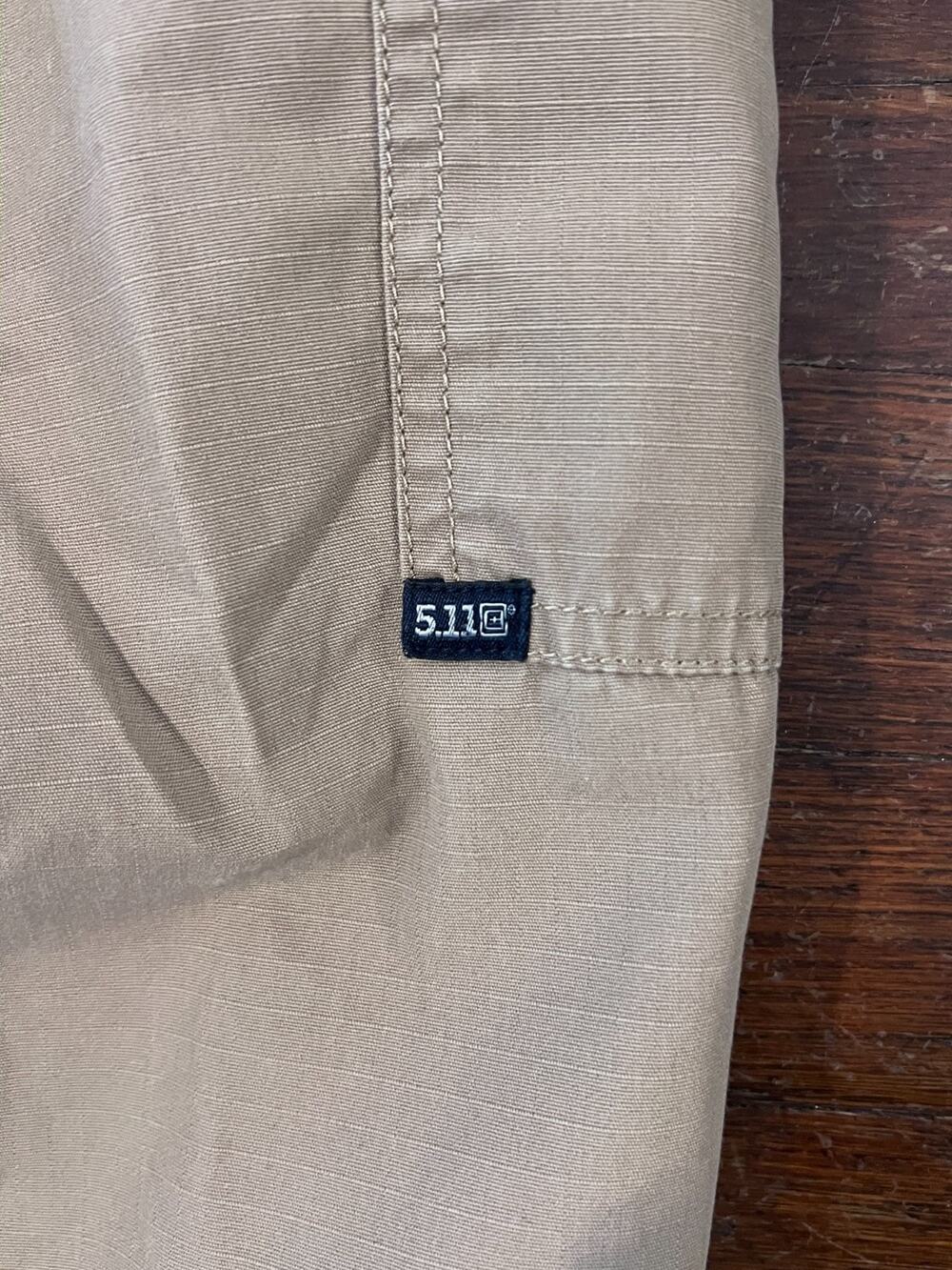 5.11 Tactical Mens Size 40 Khaki Ripstop Cargo Utility Field Pants - Picture 8 of 10